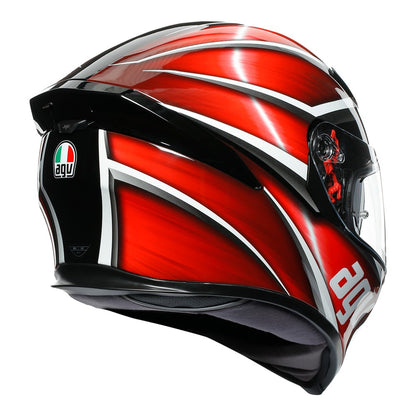 AGV K5-S Tempest Black Red Full Face Helmet