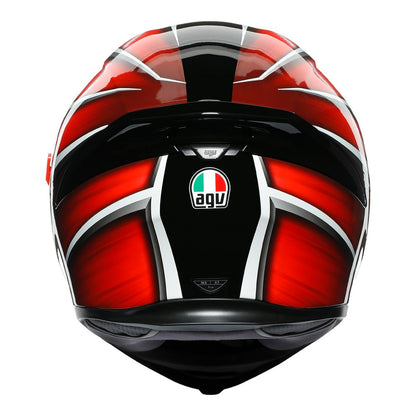 AGV K5-S Tempest Black Red Full Face Helmet