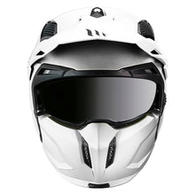 MT Streetfighter Pearl White Urban Open Face Helmet