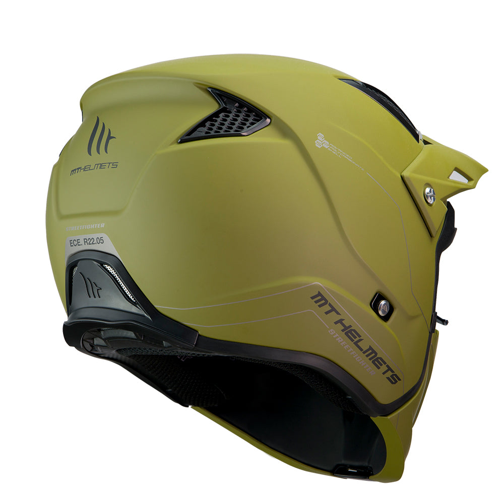 MT Streetfighter Matt Green Urban Open Face Helmet
