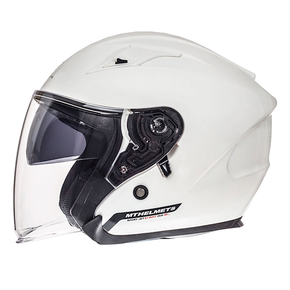 MT Avenue White Open Face Helmet