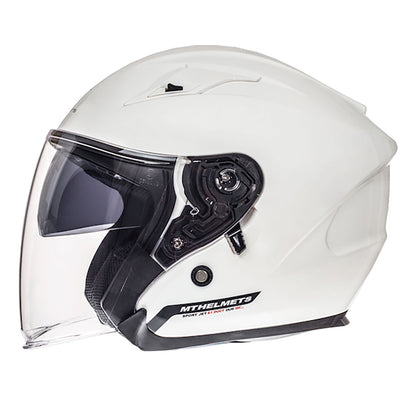 MT Avenue White Open Face Helmet