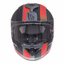MT Rapide Overtake Matt Black Red Full Face Helmet
