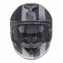 MT Rapide Overtake Matt Black White Full Face Helmet