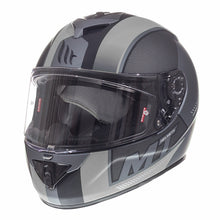 MT Rapide Overtake Matt Black White Full Face Helmet