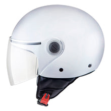 MT Street Gloss Pearl White Open Face Helmet