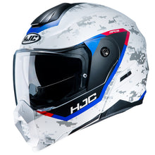 HJC C80 Bult MC21SF White Red Blue Dual Sport Helmet