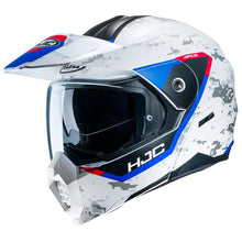 HJC C80 Bult MC21SF White Red Blue Dual Sport Helmet
