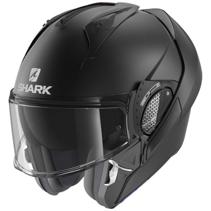 Shark Evo GT Blank MAT KMA Flip Front Helmet