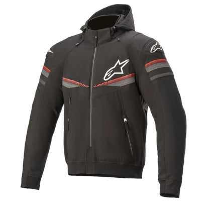 Alpinestars Sektor V2 Tech Hoodie Black Bright Red