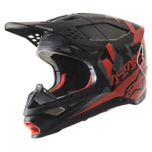 Alpinestars Supertech M8 Echo Black Grey Red Motocross Helmet