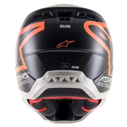 Alpinestars SM5 Compass Black Orange Fluo Motocross Helmet