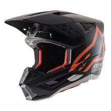 Alpinestars SM5 Compass Black Orange Fluo Motocross Helmet