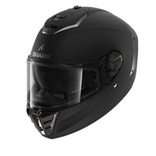 Shark Spartan RS Blank Black Silver Full Face Helmet