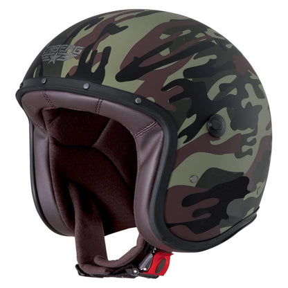 Caberg Freeride Commander Green Camo Open Face Helmet
