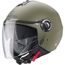 Caberg Riviera V4 Matt Military Green Open Face Helmet