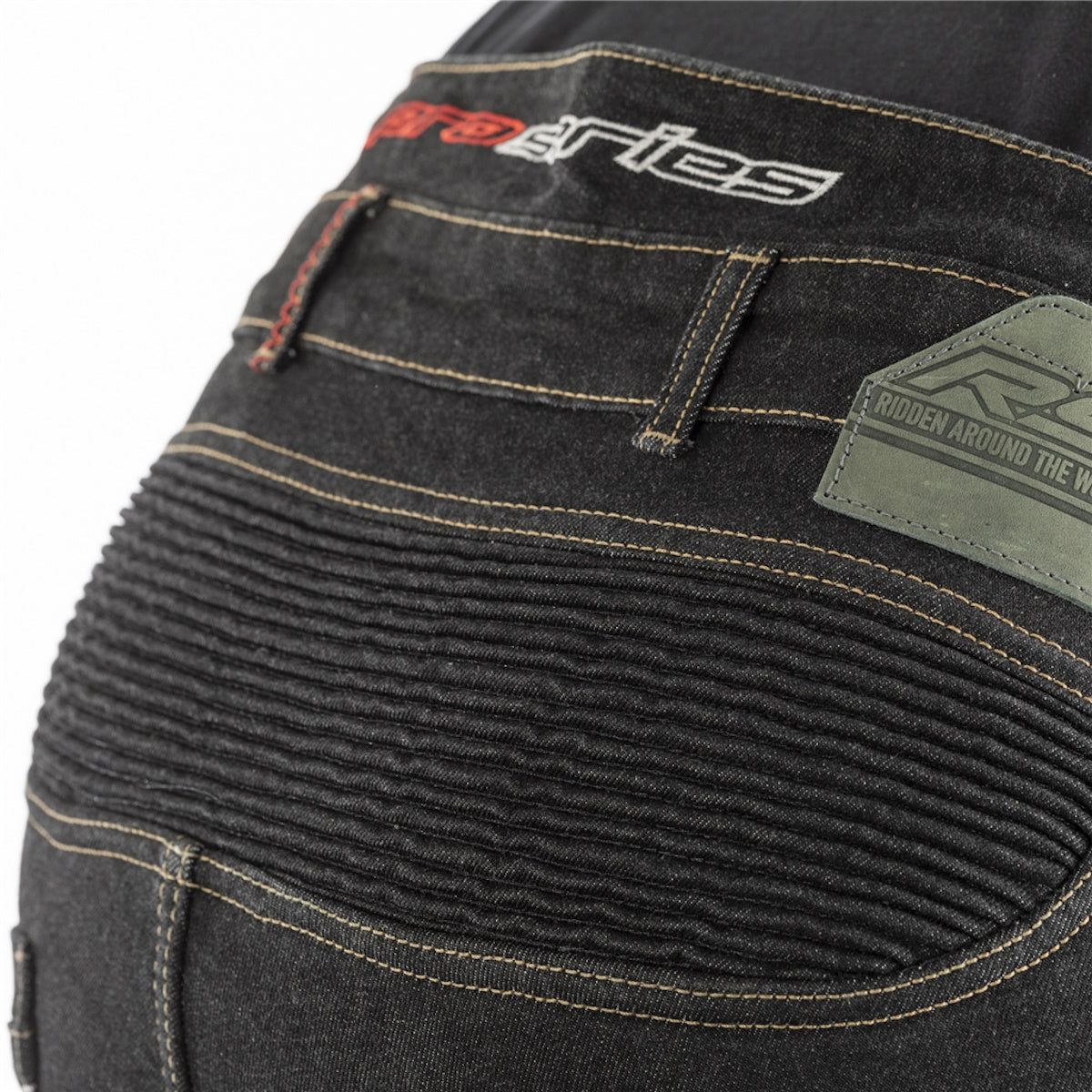 RST Tech Pro CE Textile Jean Solid Black