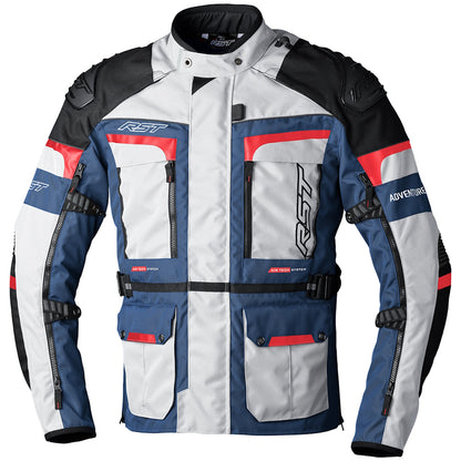 RST Pro Series Adventure-X Ladies Jacket Silver Blue Red
