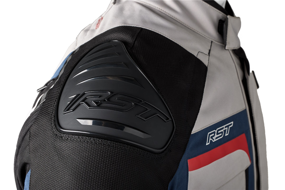 RST Pro Series Adventure-X Ladies Jacket Silver Blue Red