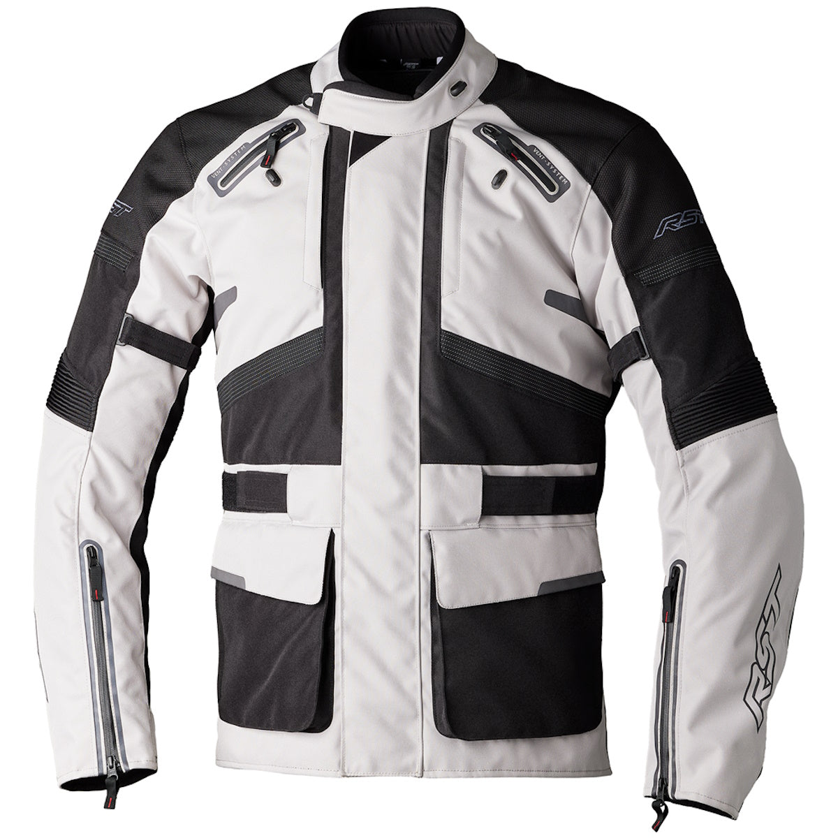 RST Endurance CE Textile Jacket Silver Black