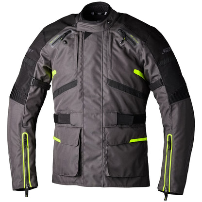 RST Endurance CE Textile Jacket Graphite Fluorescent Yellow