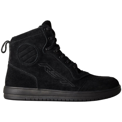 RST HiTop Moto Sneaker CE Boot Black Suede