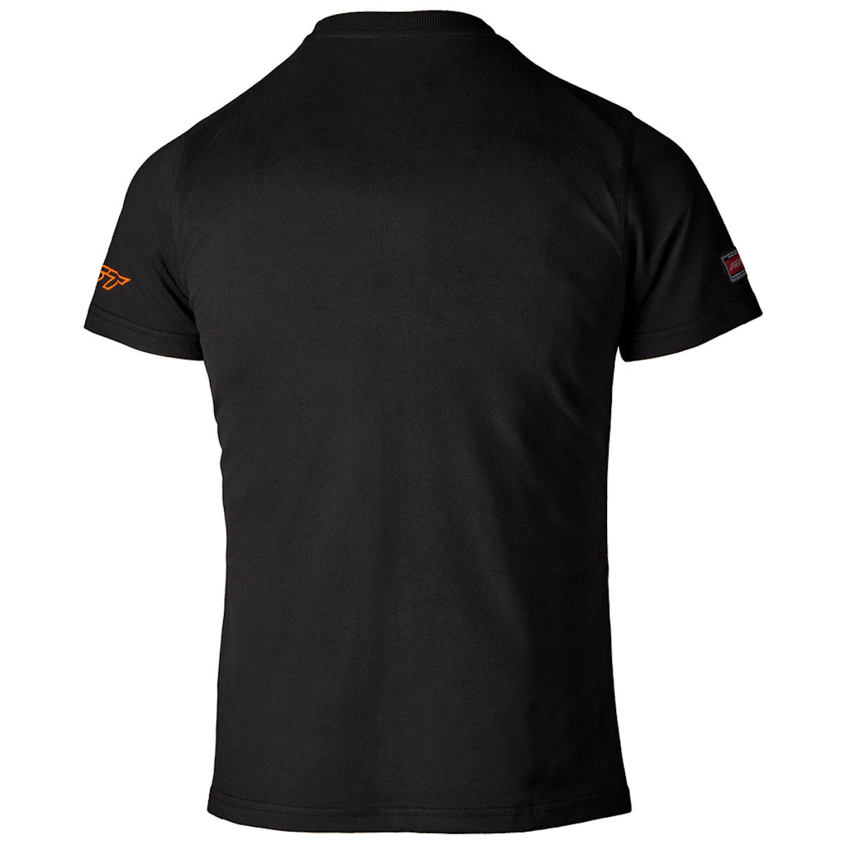 RST Race Dept Logo T-Shirt Black Fluorescent Orange