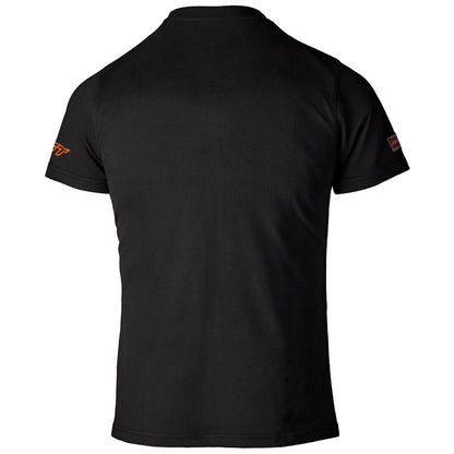 RST Race Dept Logo T-Shirt Black Fluorescent Orange