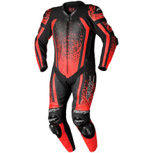 RST Pro Series Evo Airbag CE Leather Suit Flo Red Black Fluorescent Red