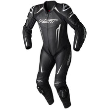 RST Tractech Evo 5 CE Leather Suit Black White Black