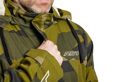 RST Loadout Full Zip CE Textile Hood Splinter Green