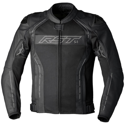 RST S1 Mesh CE Leather Jacket Black Black