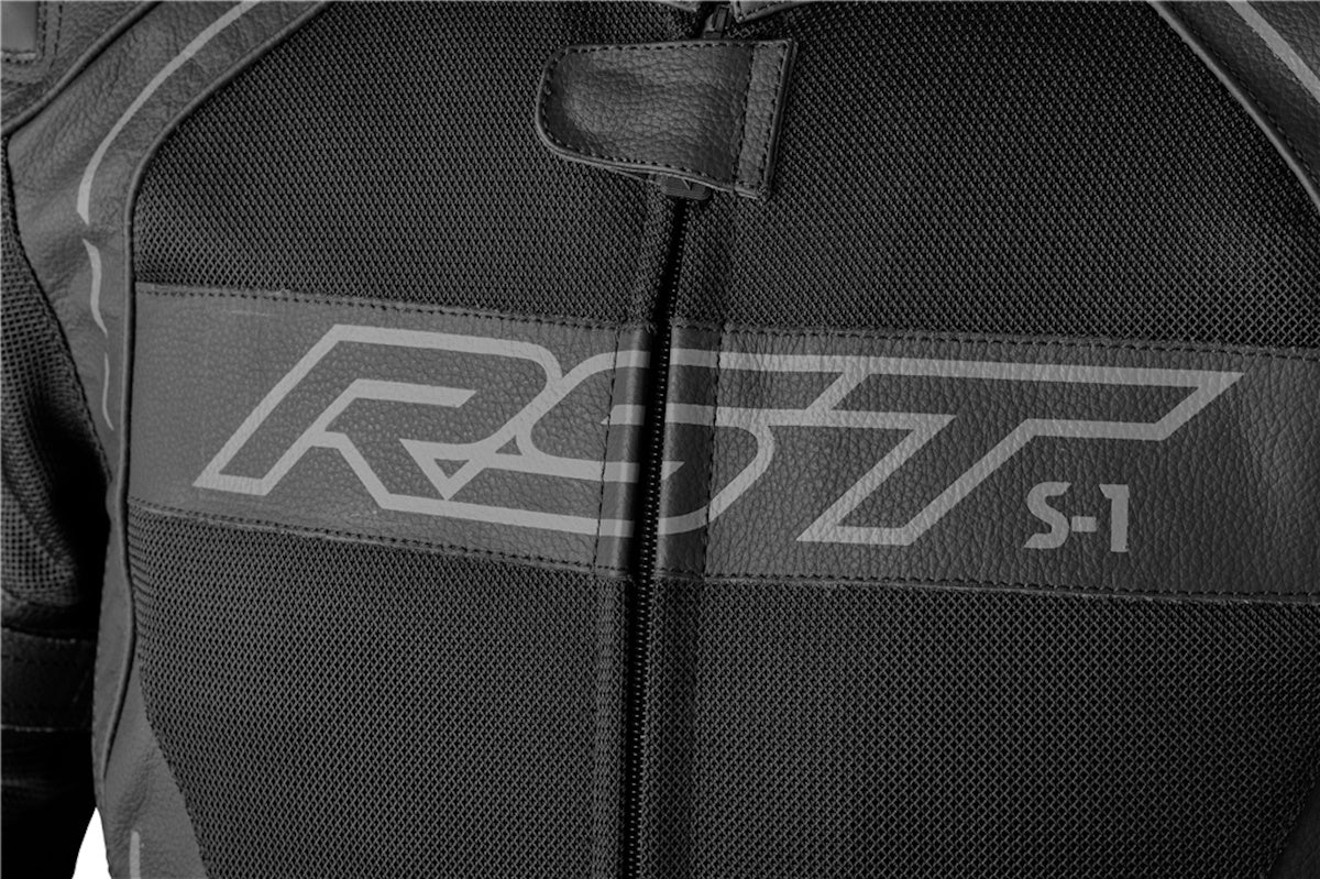 RST S1 Mesh CE Leather Jacket Black Black