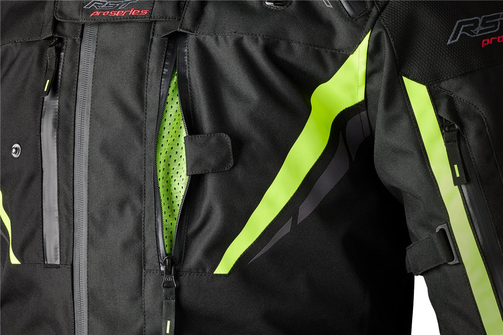 RST Pro Series Paragon 7 CE Ladies Textile Jacket Black Yellow