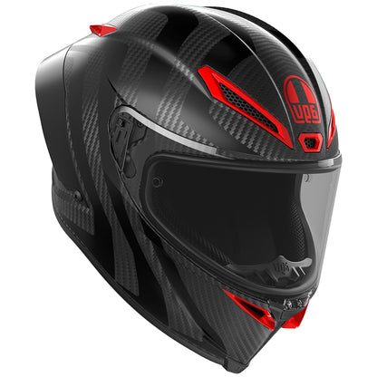 AGV Pista GP-RR ECE 22.06 Intrepido Carbon Black Red
