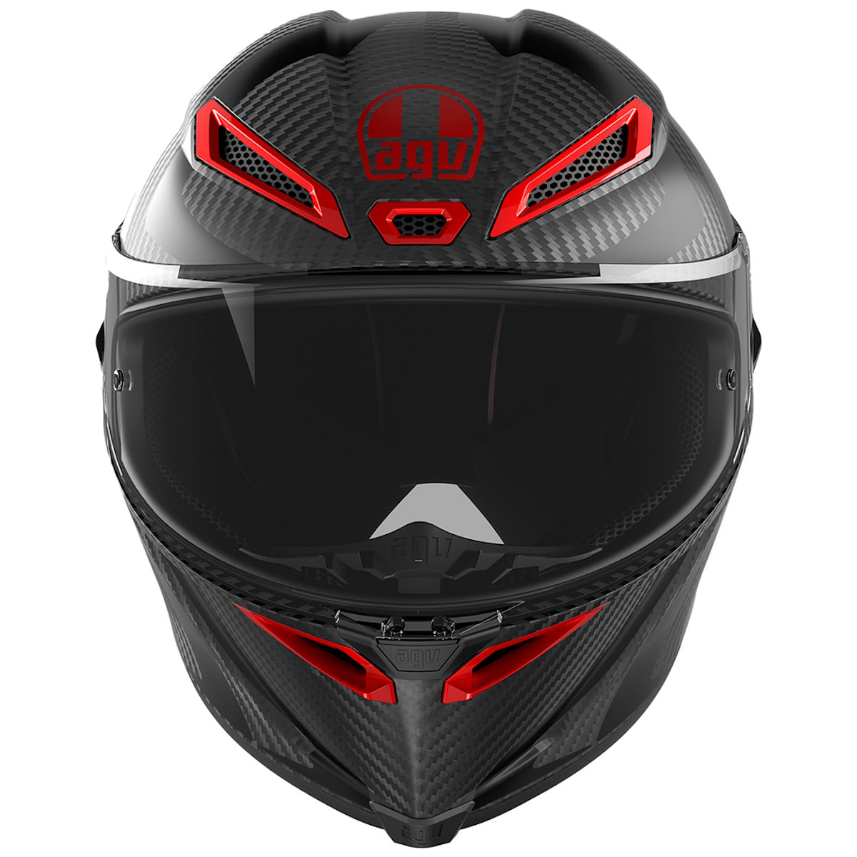 AGV Pista GP-RR ECE 22.06 Intrepido Carbon Black Red