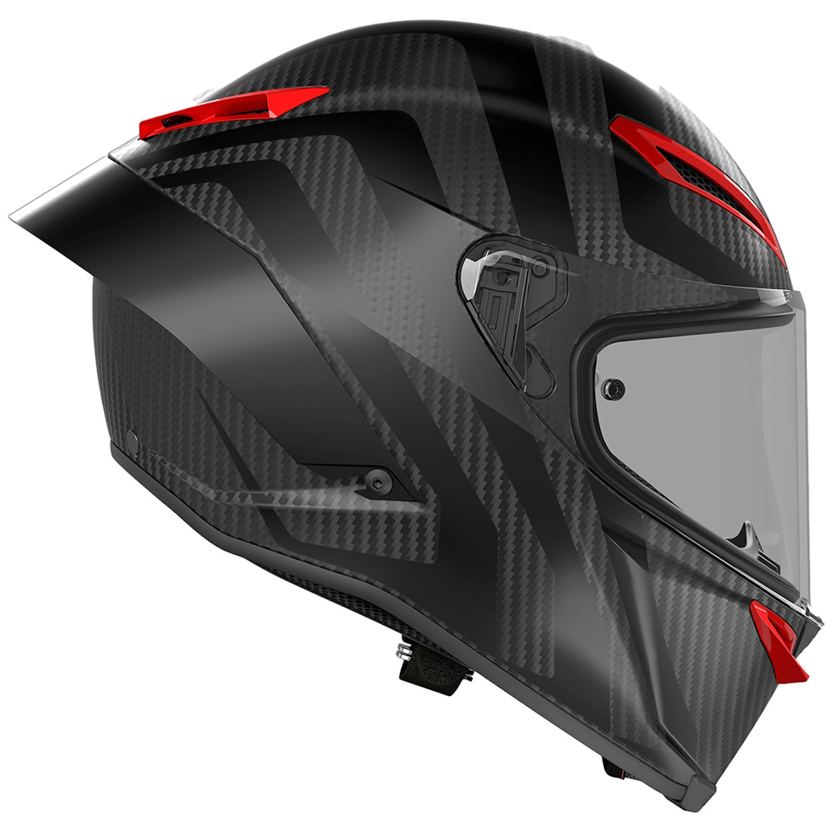 AGV Pista GP-RR ECE 22.06 Intrepido Carbon Black Red