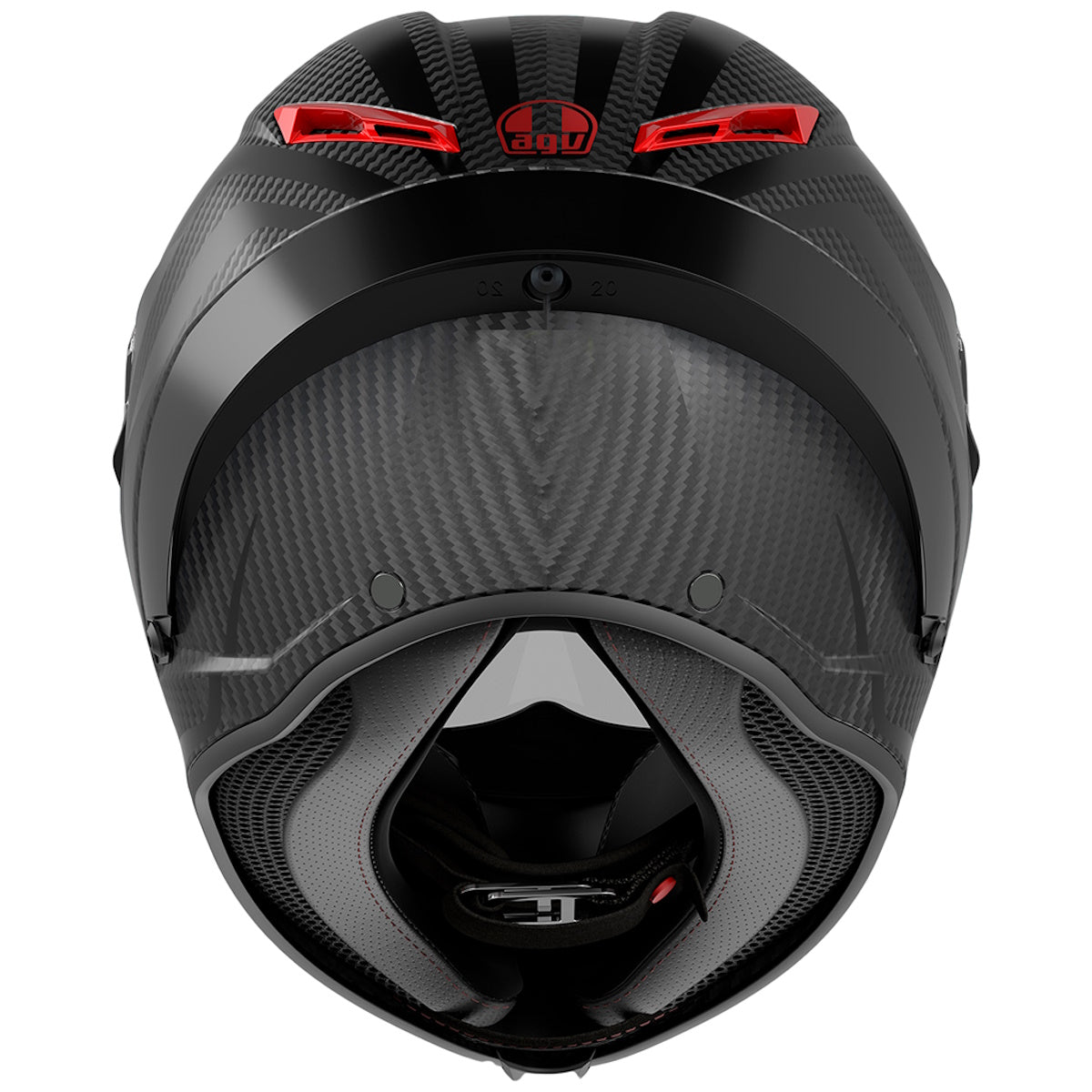 AGV Pista GP-RR ECE 22.06 Intrepido Carbon Black Red