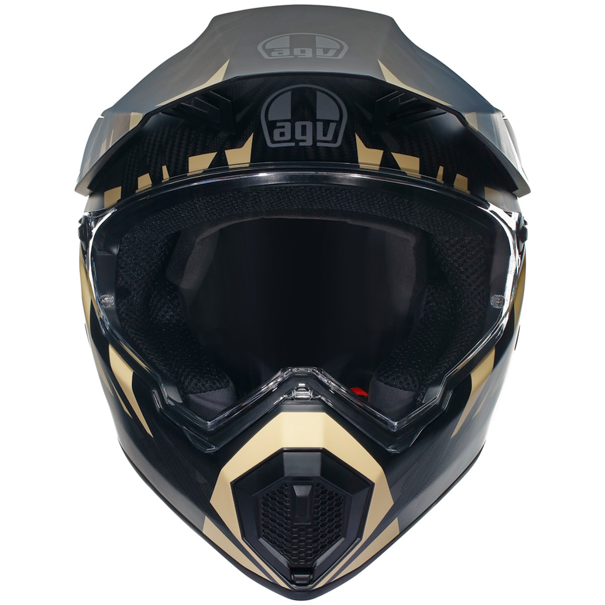 AGV AX9 ECE 22.06 Steppa Carbon Grey Sand