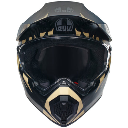 AGV AX9 ECE 22.06 Steppa Carbon Grey Sand
