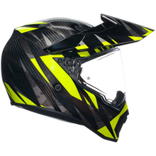 AGV AX9 ECE 22.06 Steppa Carbon Grey Fluorescent Yellow