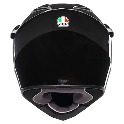 AGV AX9 ECE 22.06 Solid Glossy Carbon