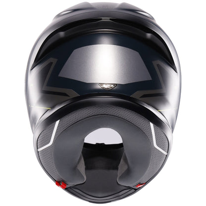 AGV K6-S Enhance Matt Grey Fluorescent Yellow Full Face Helmet