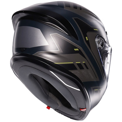 AGV K6-S Enhance Matt Grey Fluorescent Yellow Full Face Helmet