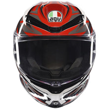 AGV K6-S Reeval White Red Grey Full Face Helmet