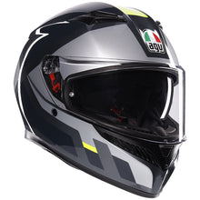 AGV K3 ECE 22.06 Shade Grey Fluorescent Yellow Full Face Helmet