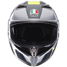 AGV K3 ECE 22.06 Shade Grey Fluorescent Yellow Full Face Helmet