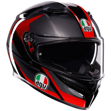 AGV K3 ECE 22.06 Striga Matt Black Grey Red Full Face Helmet