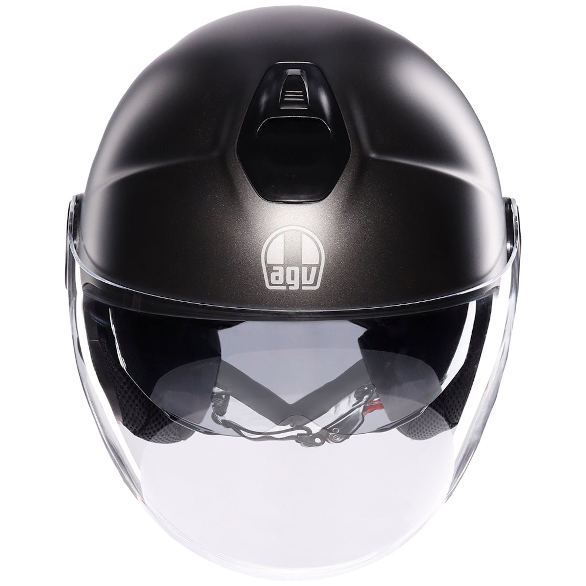 AGV Eteres Solid Asfalto Grey Open Face Helmet