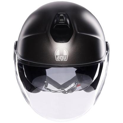 AGV Eteres Solid Asfalto Grey Open Face Helmet